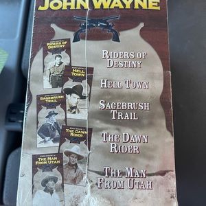 Sealed VHS John Wayne 5pk set